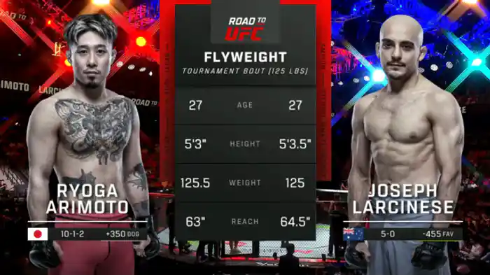 有本亮我 vs. ジョセフ・ラルチネーゼ