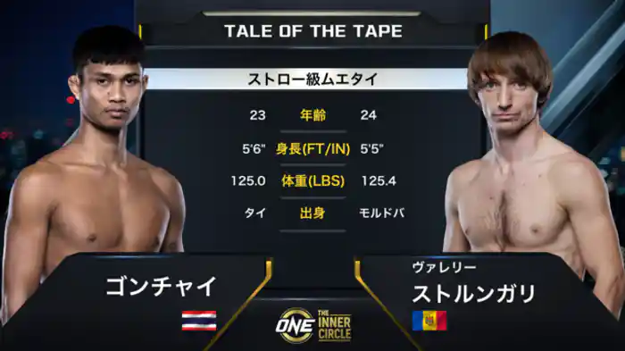 ゴンチャイ vs. ヴァレリー・ストルンガリ