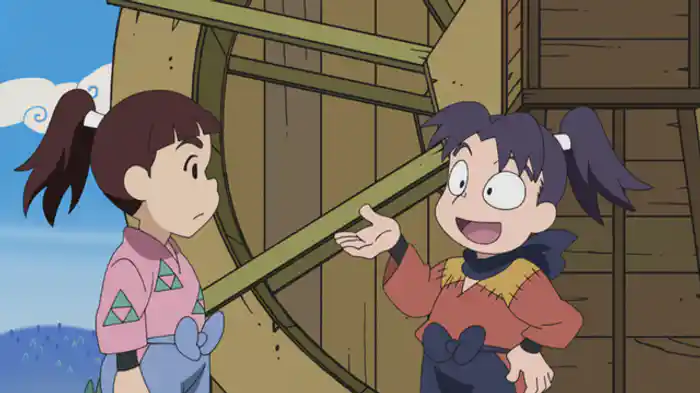 動かない水車の段