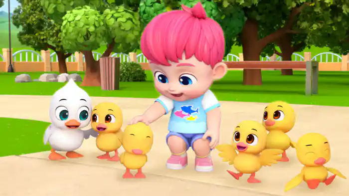 ごわの アヒル / Five Little Ducks
