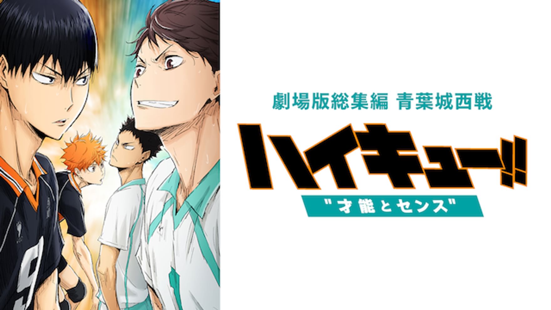 劇場版総集編 青葉城西高校戦 ハイキュー 才能とセンス アニメ 17 の動画視聴 U Next 31日間無料トライアル