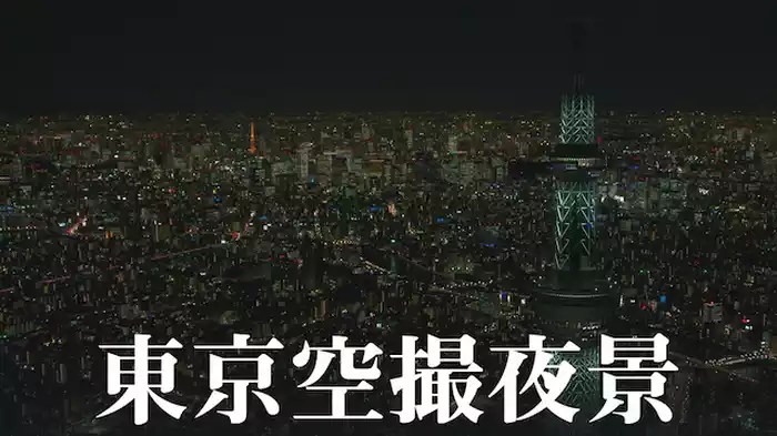 東京空撮夜景