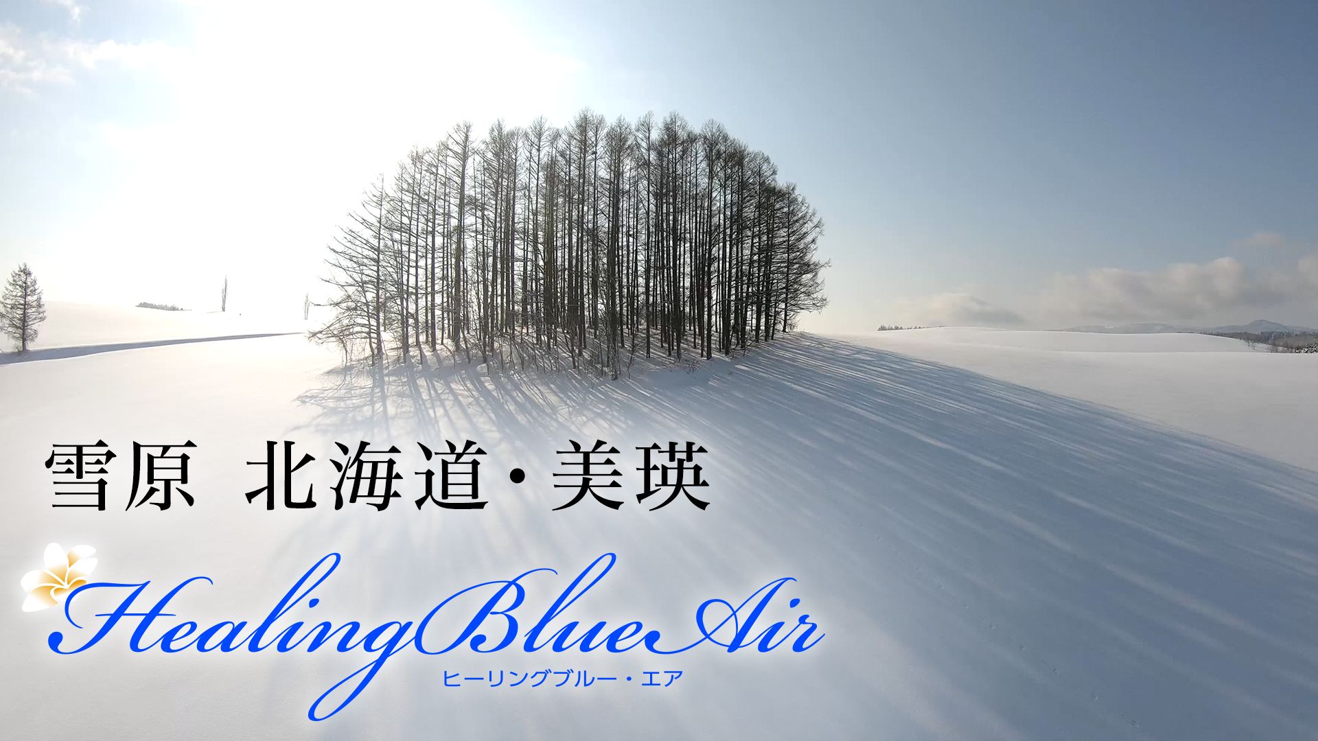 雪原 北海道・美瑛【HealingBlueAir】