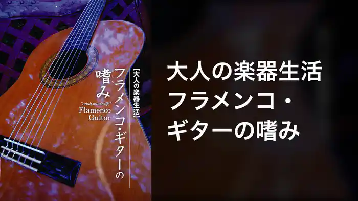 大人の楽器生活 フラメンコ・ギターの嗜み