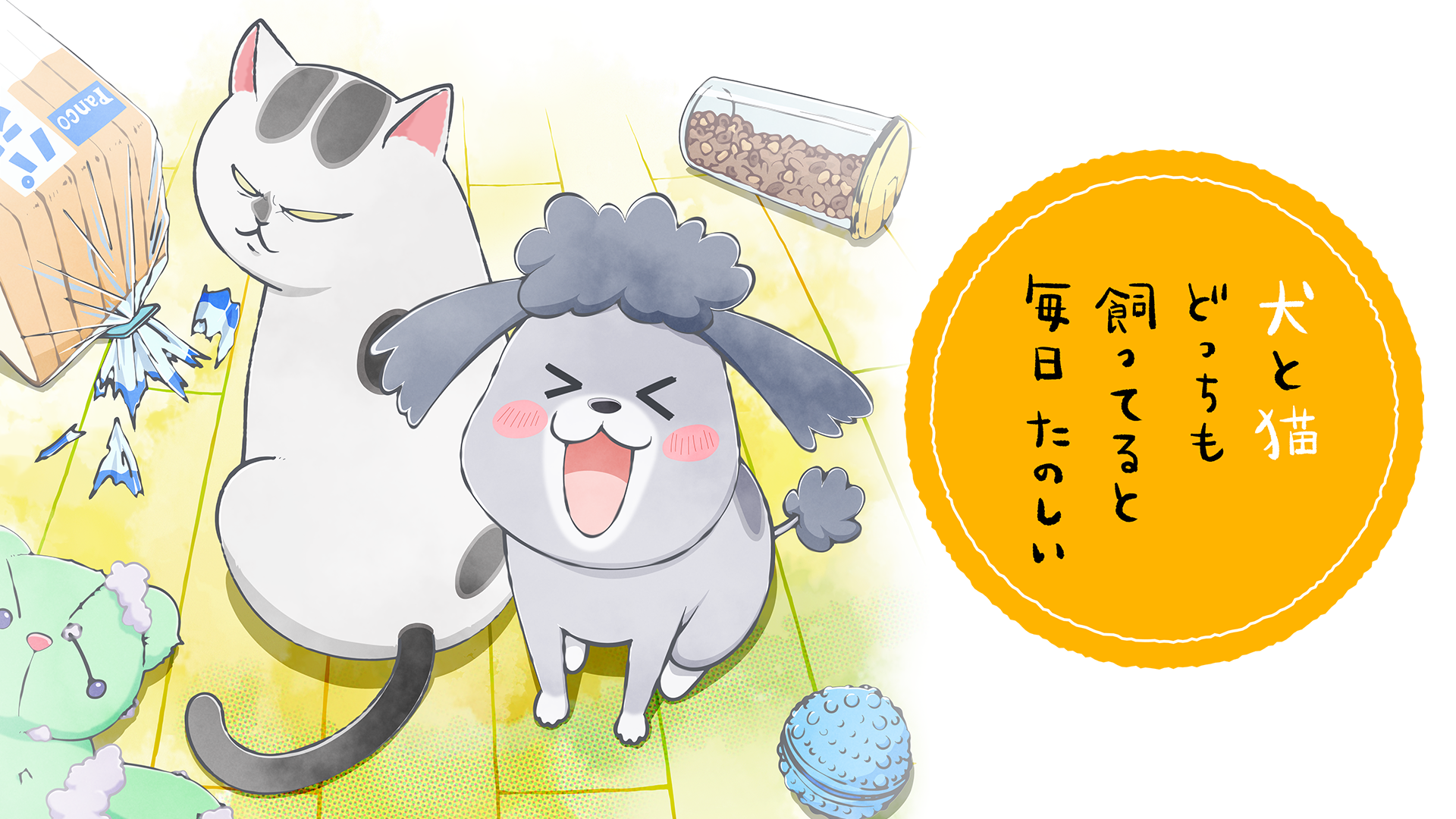 犬と猫どっちも飼ってると毎日たのしい - サムネイル