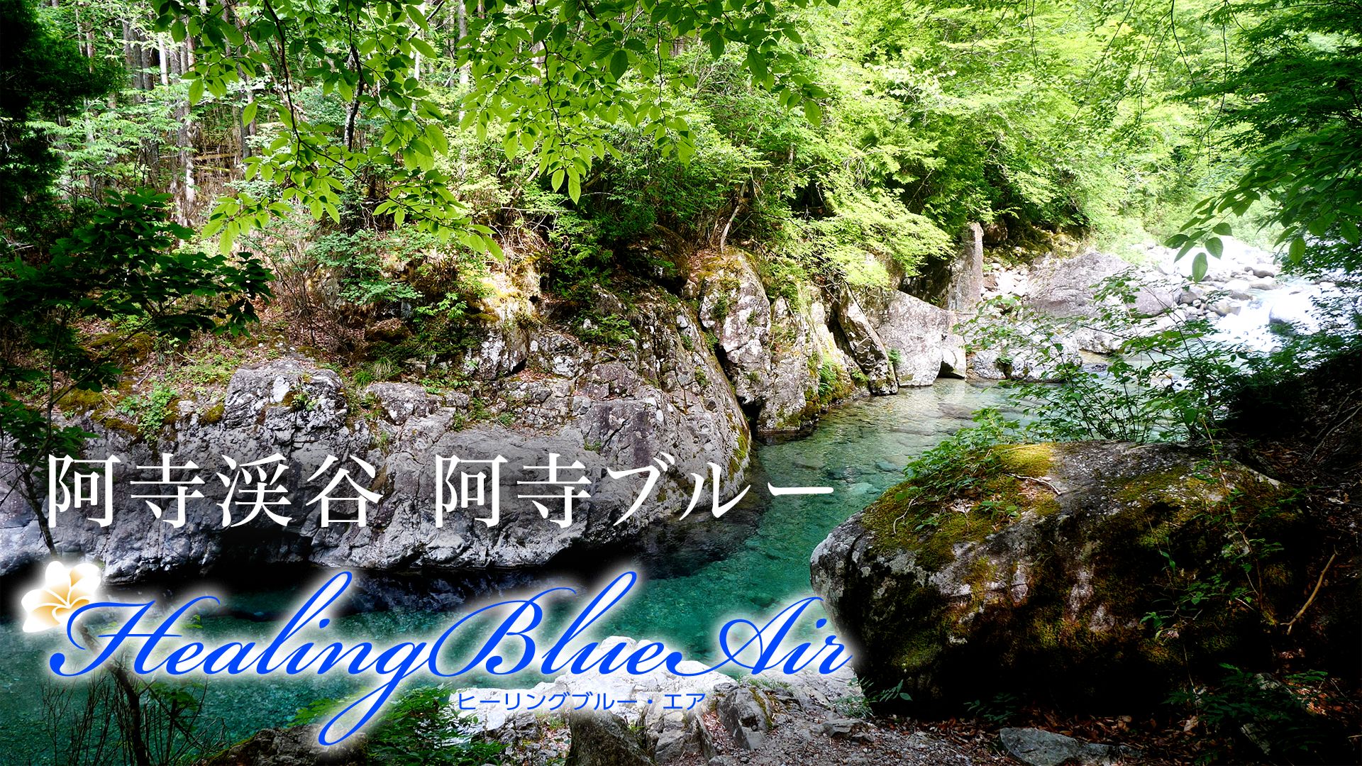 【HealingBlueヒーリングブルー】阿寺渓谷 阿寺ブルー ATERA BLUE - ATERA CANYON