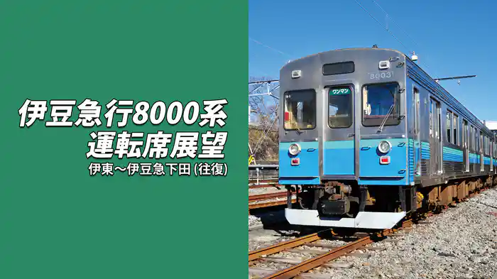 伊豆急行8000系運転席展望 伊東～伊豆急下田（往復）