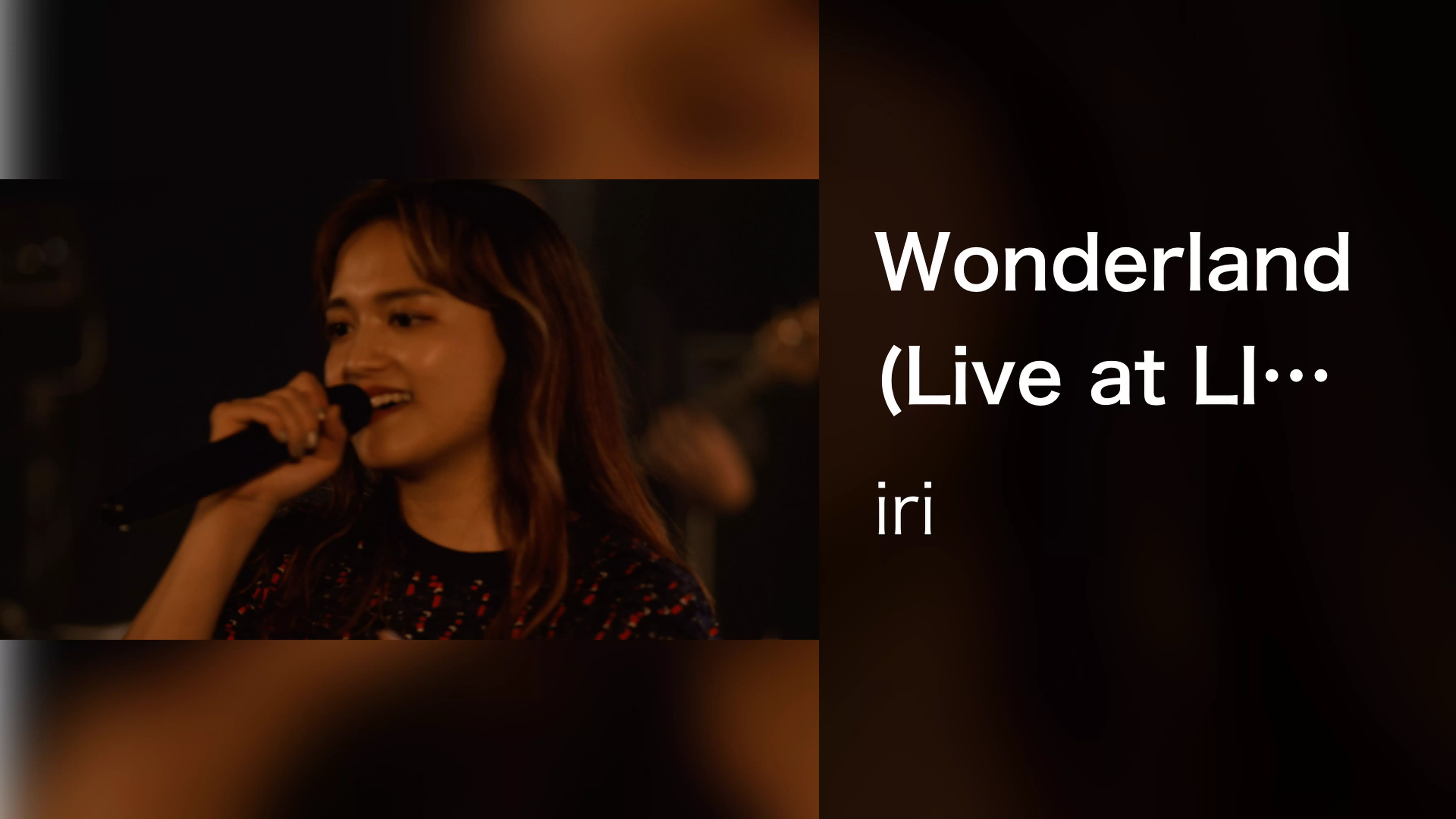 Wonderland (Live at LIQUIDROOM, 2020/9/9)