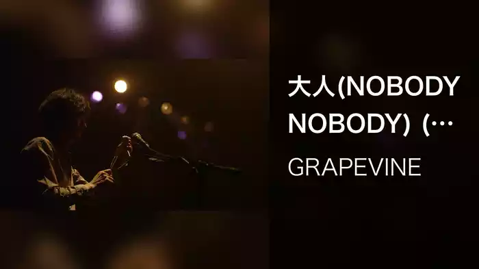 大人(NOBODY NOBODY) (IN A LIFETIME, Live at SHIBUYA-AX, 2014.05.19)