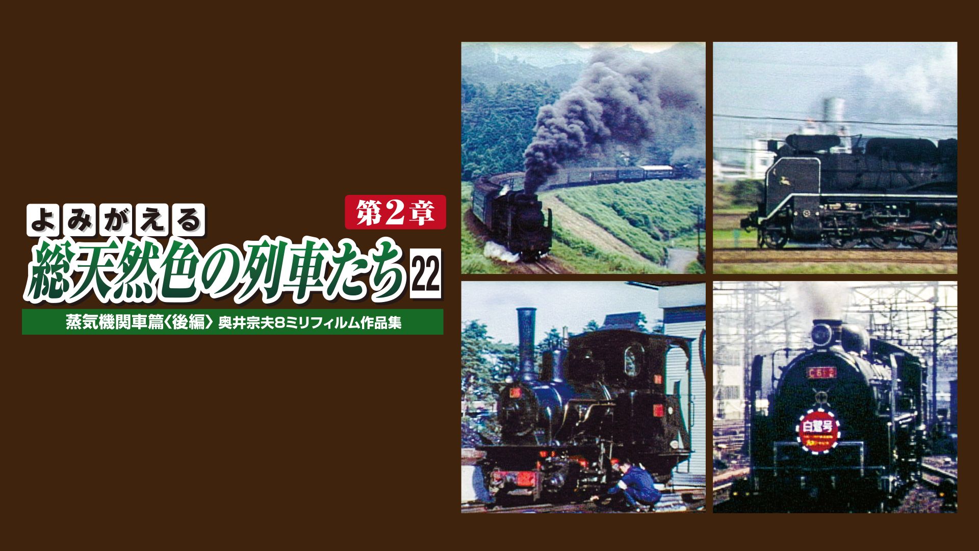 よみがえる総天然色の列車たち第2章22蒸気機関車篇後篇