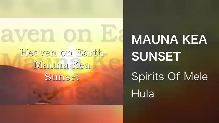 MAUNA KEA SUNSET