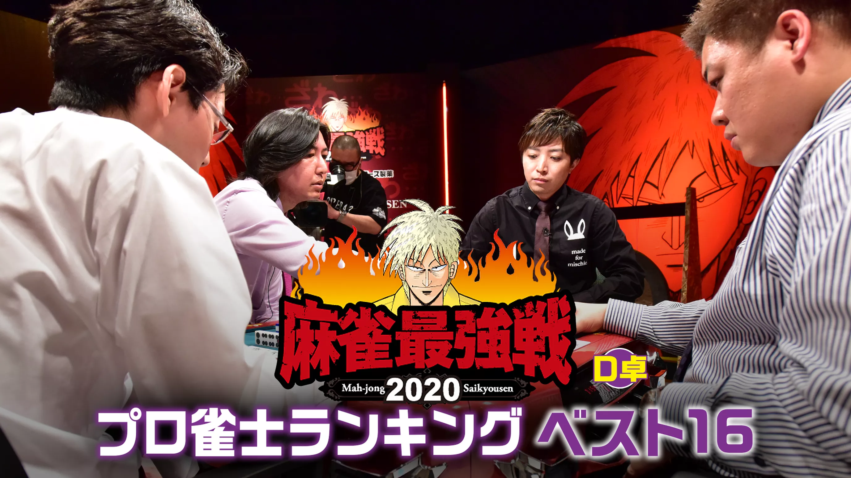 麻雀最強戦2020 プロ雀士ランキングベスト16 Ｄ卓