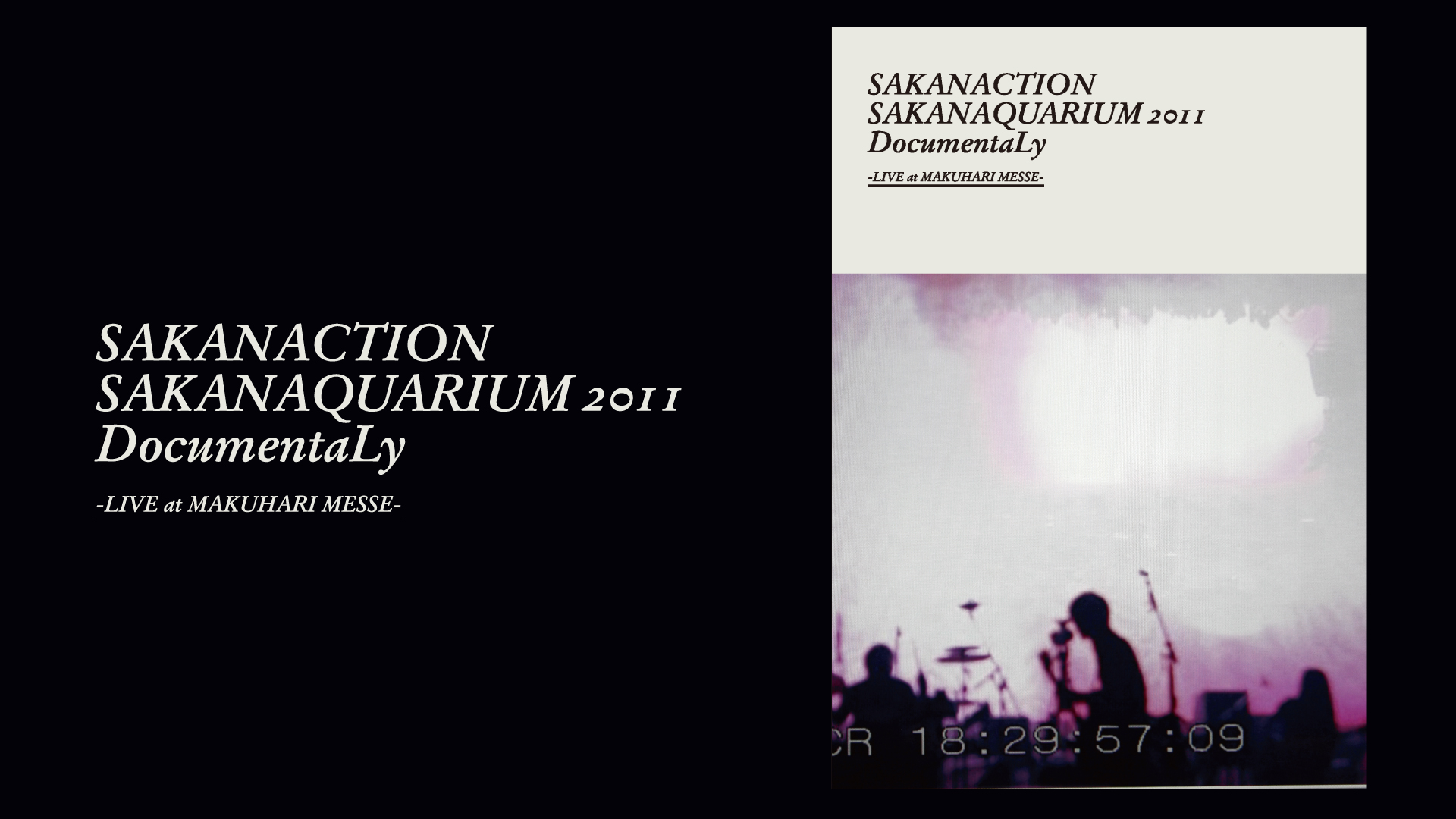 SAKANAQUARIUM 2011 DocumentaLy -LIVE at MAKUHARI MESSE-(音楽・ライブ / 2012) -  動画配信 | U-NEXT 31日間無料トライアル