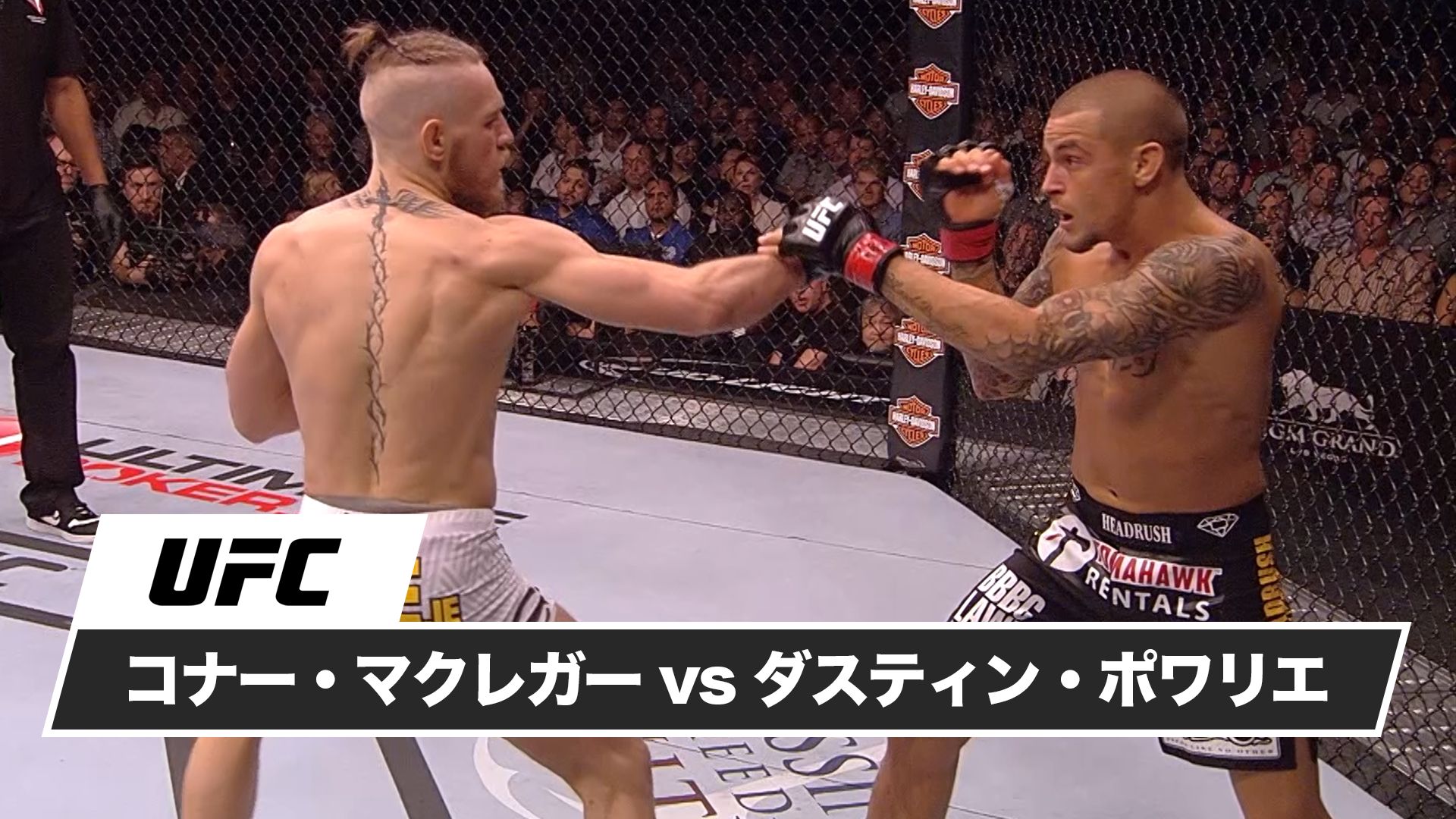 コナー・マクレガー vs ダスティン・ポワリエ