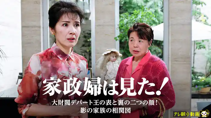 家政婦は見た！　大財閥デパート王の表と裏の二つの顔！　影の家族の相関図