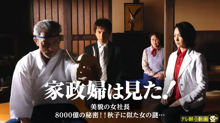 家政婦は見た！　美貌の女社長　8000億の秘密！！秋子に似た女の謎…