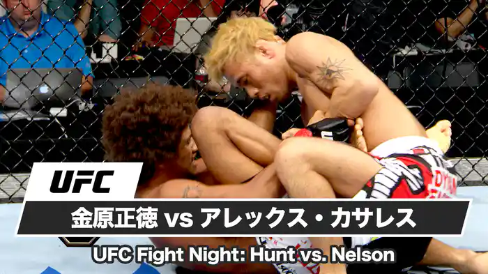 金原正徳vsアレックス・カサレス【UFC Fight Night: Hunt vs. Nelson】