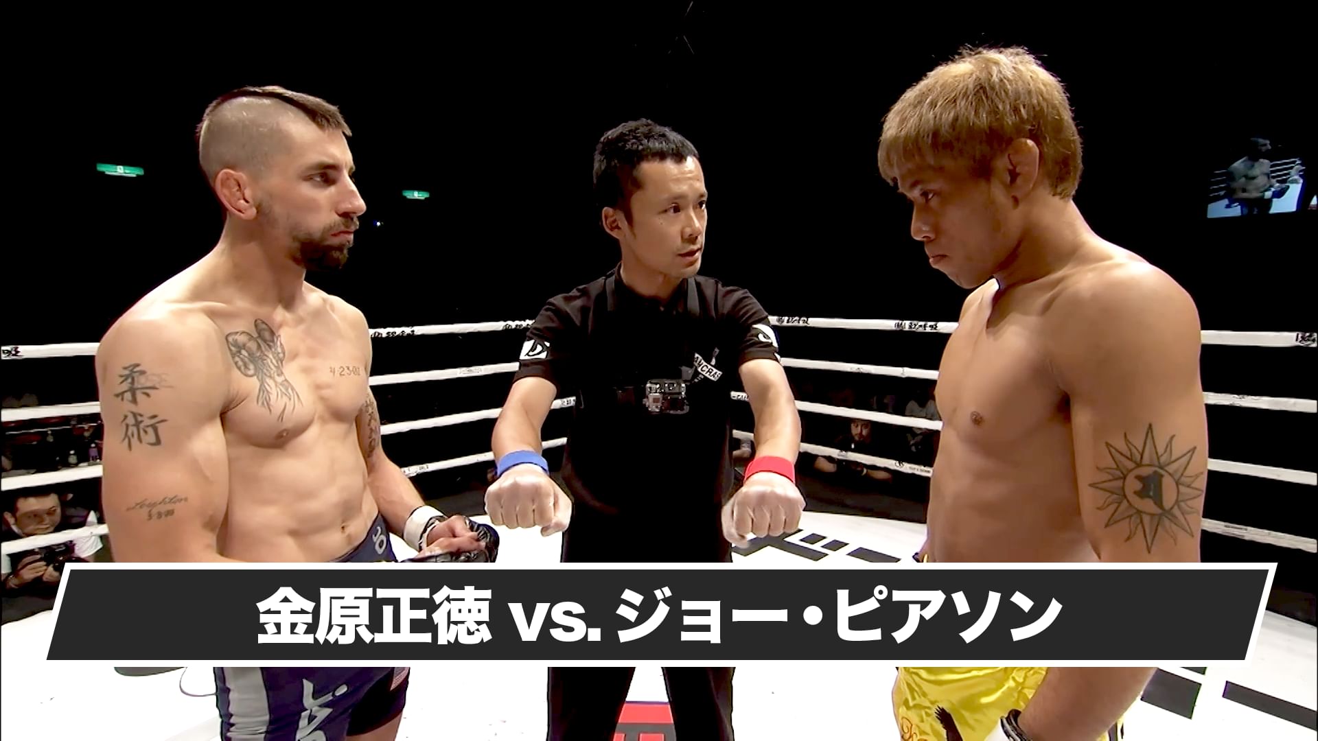 金原正徳vsジョー・ピアソン