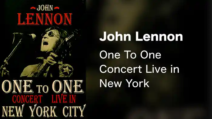 John Lennon - One To One Concert Live in New York