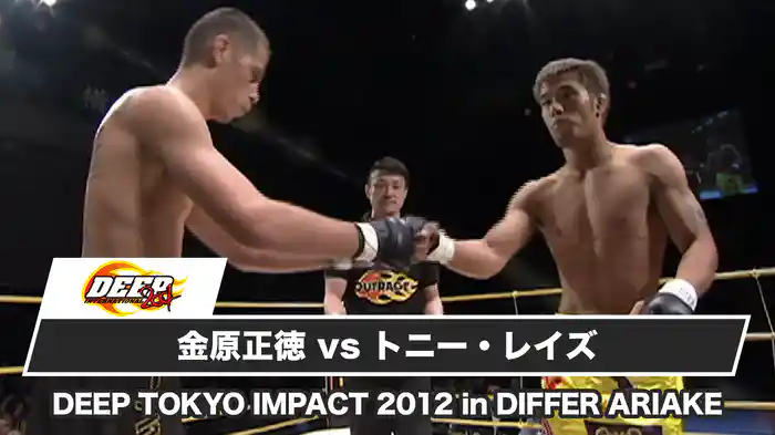 金原正徳vsトニー・レイズ【DEEP TOKYO IMPACT 2012 in DIFFER ARIAKE】