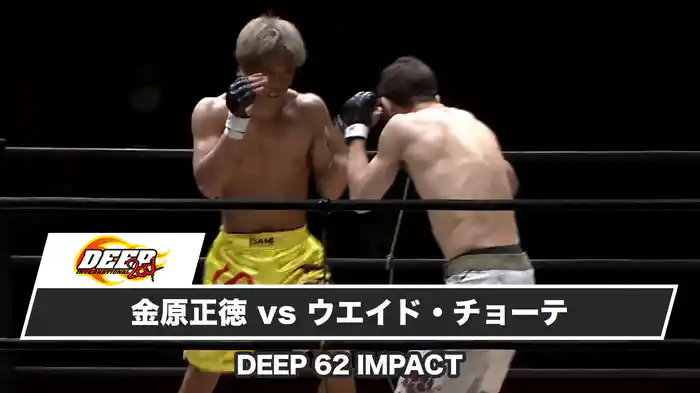 金原正徳vsウエイド・チョーテ【DEEP 62 IMPACT】