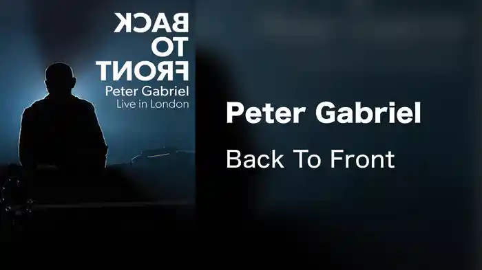 Peter Gabriel - Back To Front
