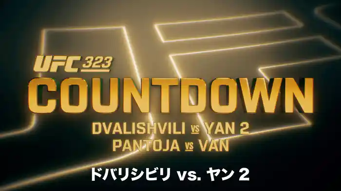 UFC カウントダウン 323 ドバリシビリ vs. ヤン2