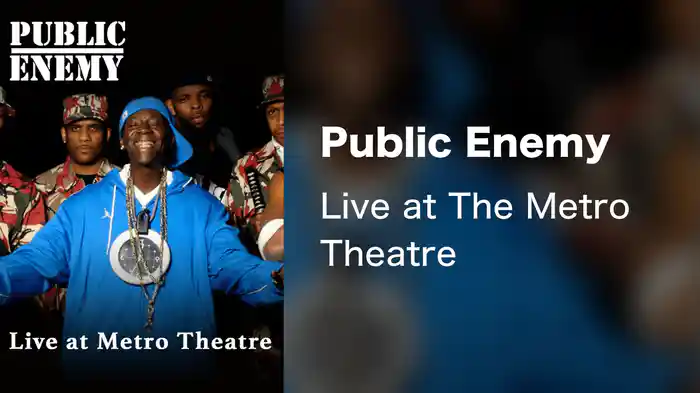 Public Enemy - Live at The Metro Theatre