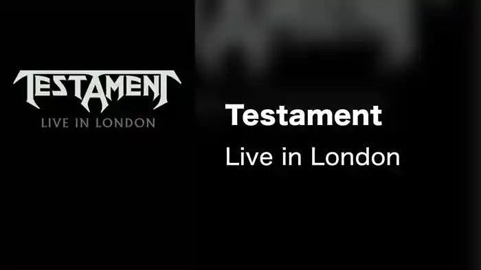 Testament - Live in London