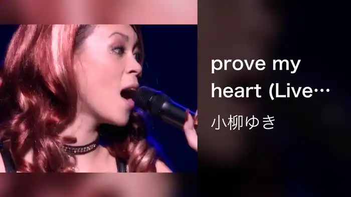 prove my heart (Live at Budokan,2000)