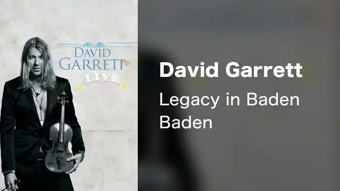David Garrett - Legacy in Baden Baden