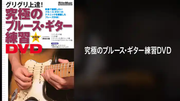 究極のブルース・ギター練習DVD