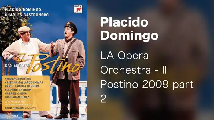 Placido Domingo - LA Opera Orchestra - Il Postino 2009 part 2
