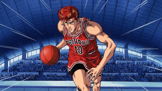 スラムダンク「湘北登場シーン・東映動画」 Slam Dunk Shohoku Players