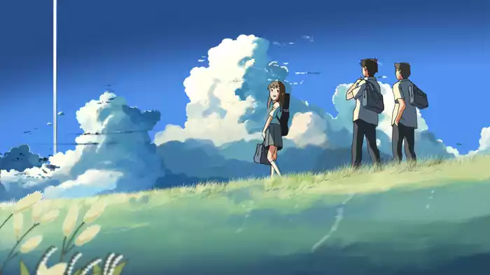 雲のむこう、約束の場所