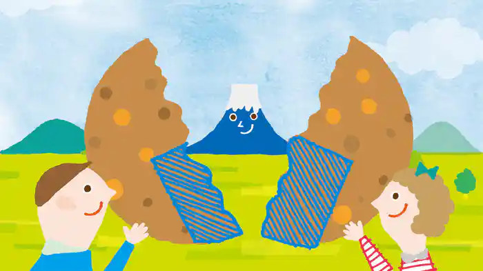 はんぶんこしようね