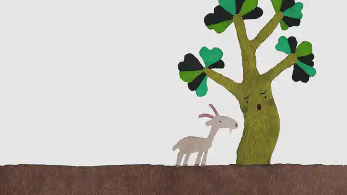 ともだちが　きました