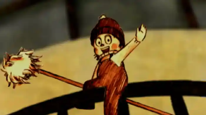 カジラレ島のふたつの灯台