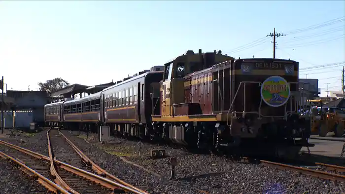 わたらせ渓谷鐵道トロッコわっしー号運転席展望