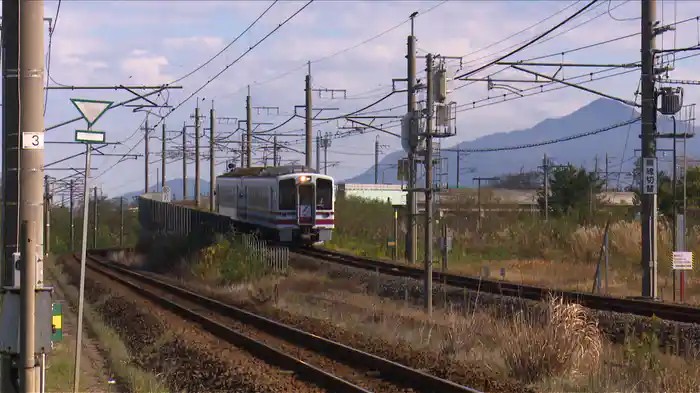 紅葉の北越急行ほくほく線運転席展望　六日町～犀潟（往復）