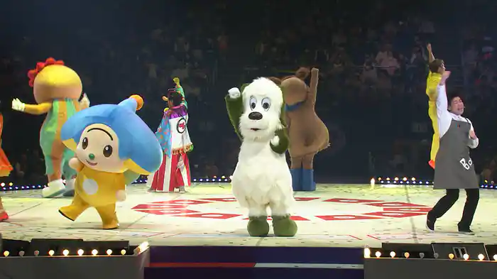 ワンワンといっしょ！　紅白かくし芸対決