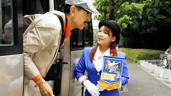 発情バスガイド おしゃぶり巨乳