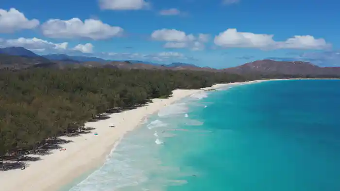 ハワイベストビーチ 空撮ハワイアンブルー
