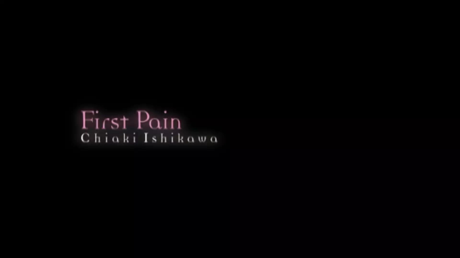First Pain