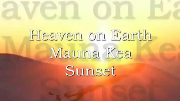 MAUNA KEA SUNSET