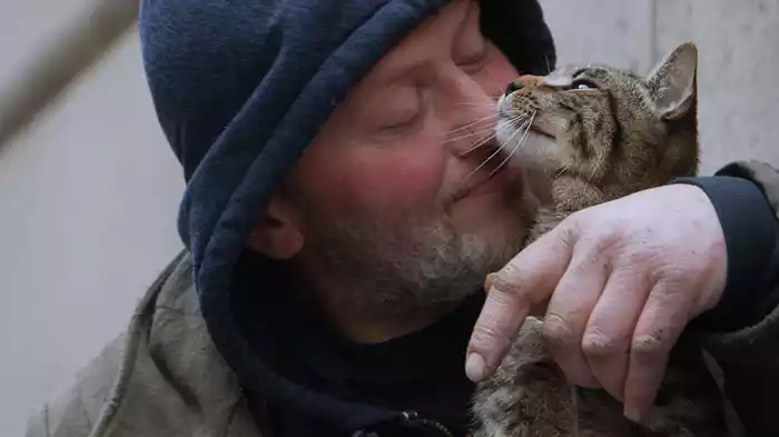 猫と、とうさん