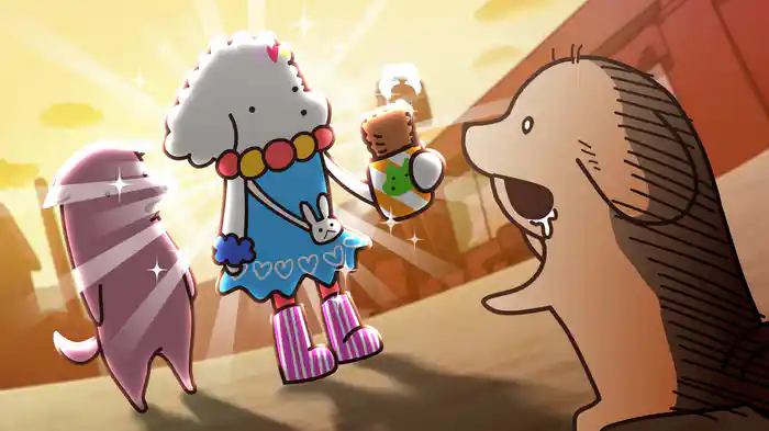 貼りまわれ！こいぬ