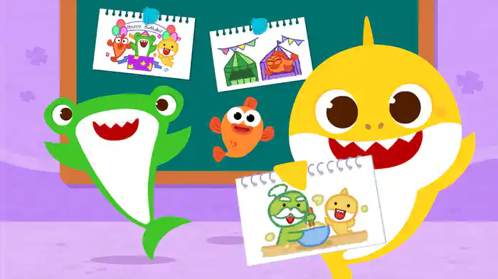 がっこうで！ベイビーシャークのいちにち（日本語版）