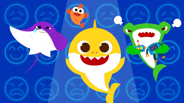 がっこうで！ベイビーシャークのいちにち（英語版）