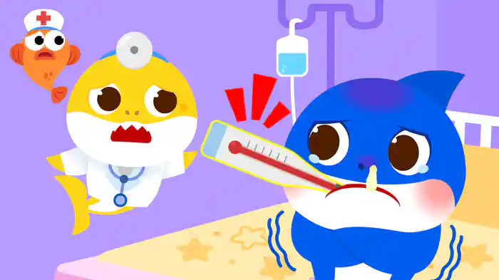 ベイビーシャークのびょういんごっこ